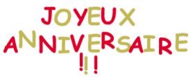GIF animés joyeux anniversaire